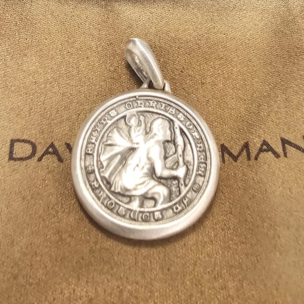 David Yurman Men's St. Christopher Amulet in Sterling Silver - Picture 1 of 4
